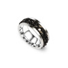 Chain stainless steel, trend ring