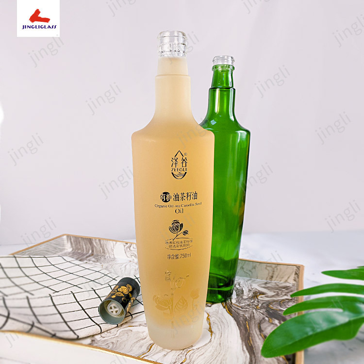 厂家专业生产无铅透明橄榄油 瓶茶油瓶 核桃油瓶油瓶玻璃可开 模