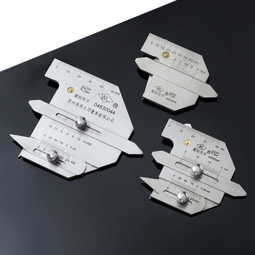 Welding Inspection Gauge, Stainless Steel Weld Toe Gauge, undercut Weld Seam Gauge HJC40 HJC45 HJC60