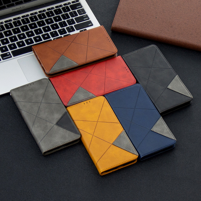 Suitable for NOKIA G42 C22 prismatic leather case MOTO G55/G35 mobile phone leather case wholesale Suitable for NOKIA G42 C22 prismatic leather case MOTO G55/G35 mobile phone leather case wholesale