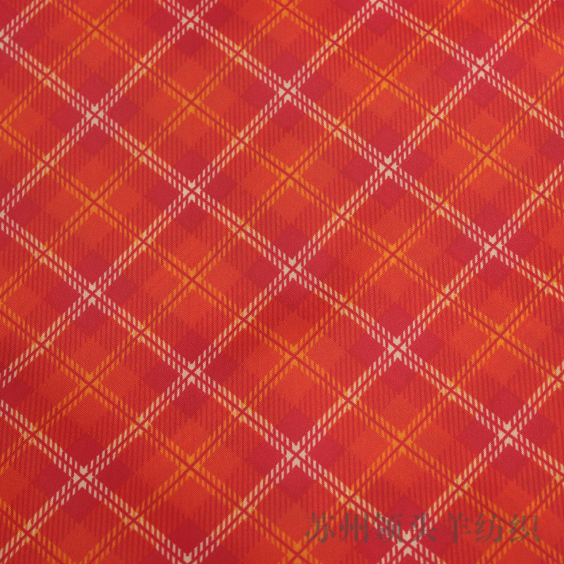 领头羊厂家供应190T涤塔夫印花服装家纺箱包靠垫抱枕布料涤塔夫