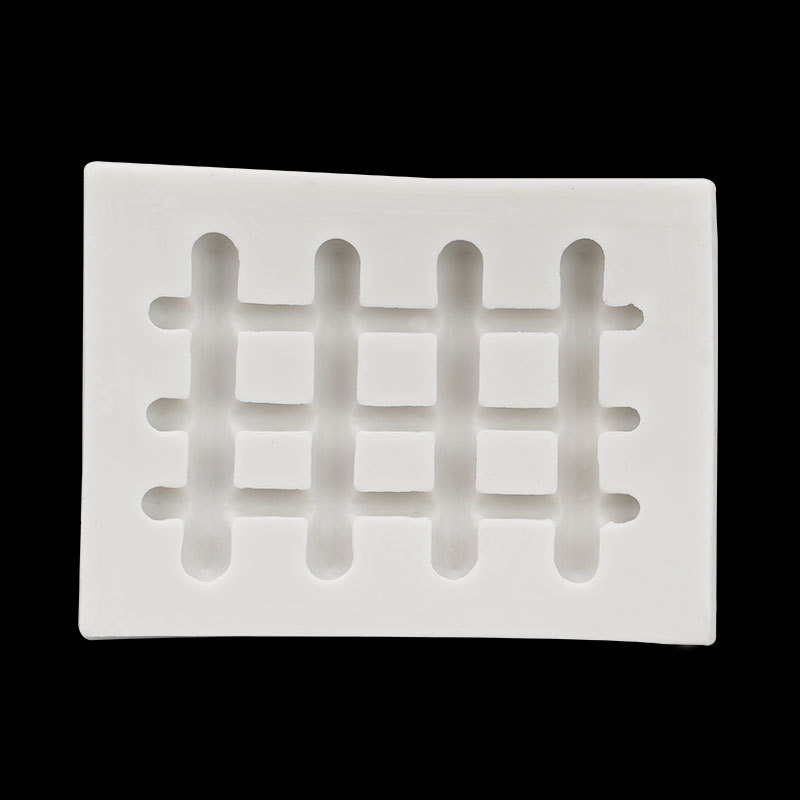 DIY valla decoración molde de silicona fondant cake hecho a mano chocolate epoxi arcilla decoración molde