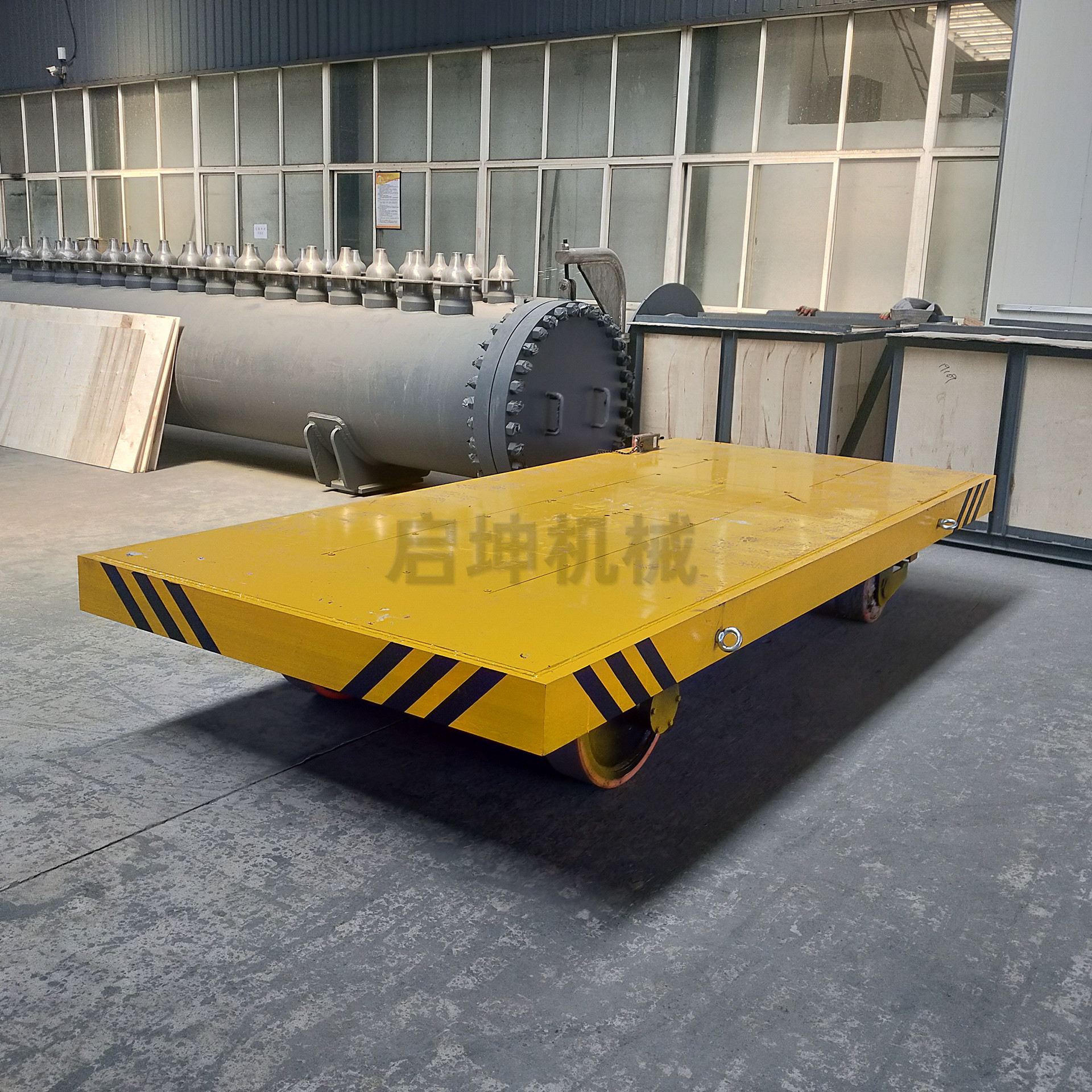 蓄电池供电无轨搬运车10吨地平车 物流仓库电动转运车车间转运车
