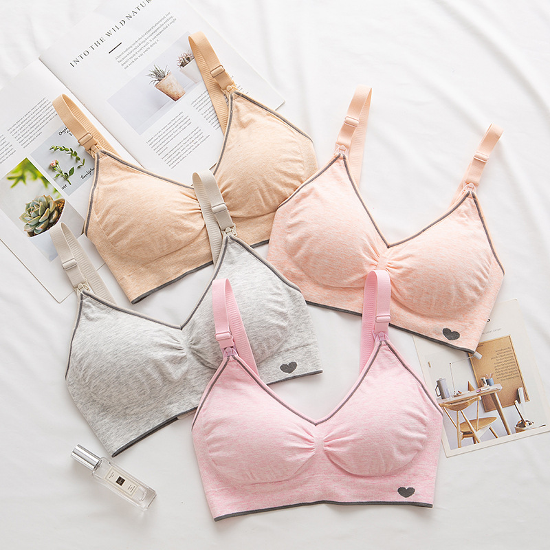 New Maternity Modal Underwear, Thin Nursing Bra, No Underwire, Front-Open Breastfeeding Bra, Foreign Trade New Maternity Modal Underwear, Thin Nursing Bra, No Underwire, Front-Open Breastfeeding Bra, Foreign Trade