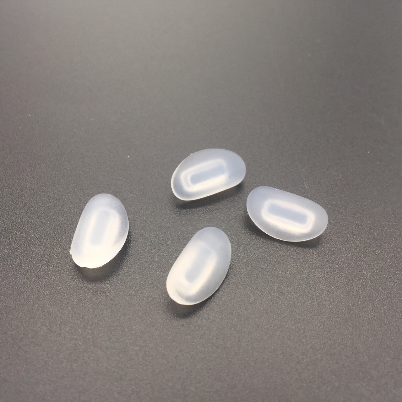 新款哑色硅胶托叶金属架太阳镜用鼻托