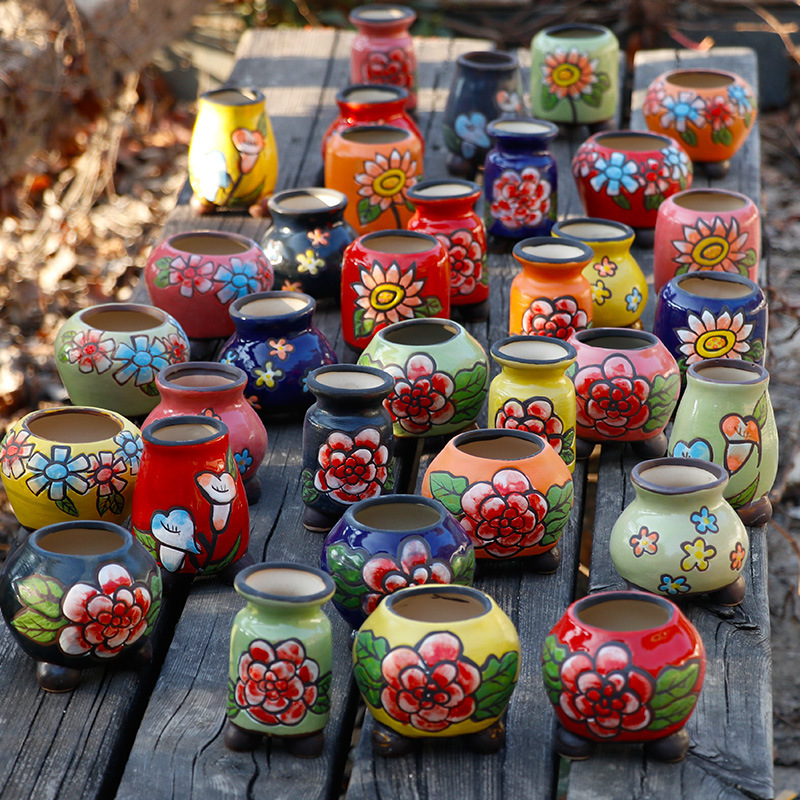 Yanxi Thumb Fleshy Small Flower Pot Ceramic Meat Plant Small Diameter Stoneware Breathable Special Price Yanxi Thumb Fleshy Small Flower Pot Ceramic Meat Plant Small Diameter Stoneware Breathable Special Price