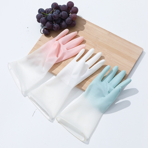 T dishwashing gloves waterproof rubber thin cleaning kitchen durable latex laundry clothes rubber dishwashing housework gloves