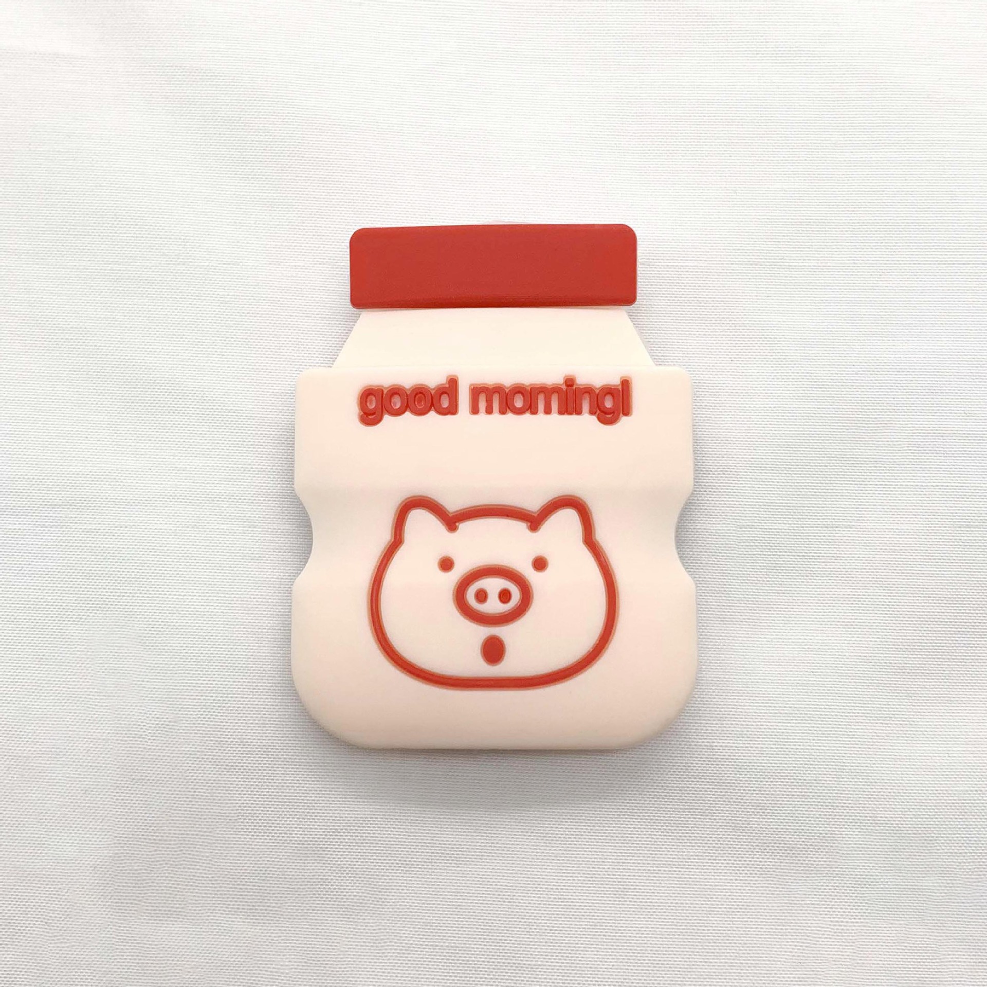 Dibujos animados lindo creativo de silicona teléfono móvil airbag soporte perezoso anillo de silicona retráctil hebilla logo al por mayor