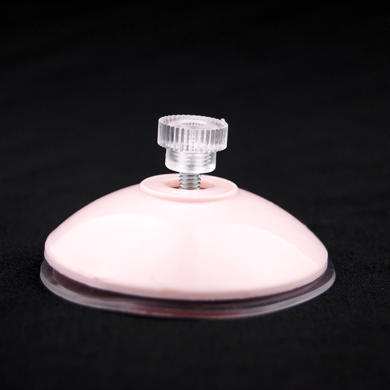 Antideslizante fijo 5,3 cm almacenamiento M4 tornillo fuerte lechón transparente muebles de vidrio estera de mesa 53mm