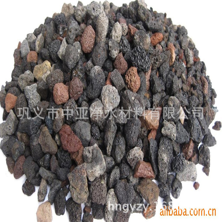 污水处理滤料人工湖湿地用大块火山岩 园艺造景 火山石 多肉栽培