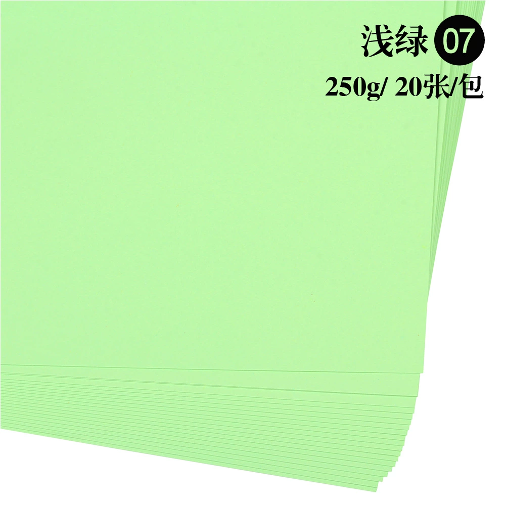 Красящая цветная основа A4, 250 г/м², детский творческий бумага, assorted colors, 210×297 мм