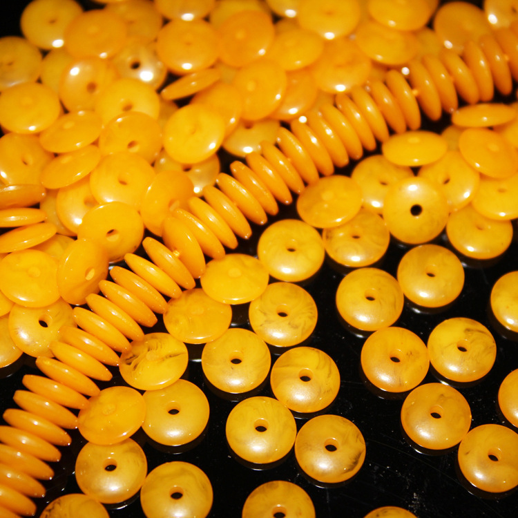 Imitation Beeswax Spacers, Star and Moon Bodhi Beads Spacers, Jewelry Accessories, Star and Moon Bracelets, Rosary Beads Bracelets Wholesale