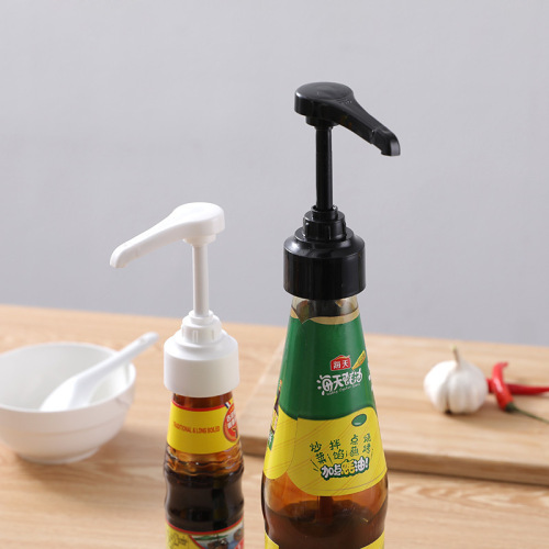 Oyster sauce bottle pressure nozzle household kitchen push-type pressure nozzle bottle multi-functional squeeze oil kettle pump head press fuel consumption device