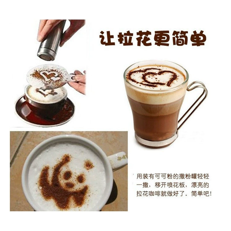 Plastic coffee mold, template, set, increased thickness