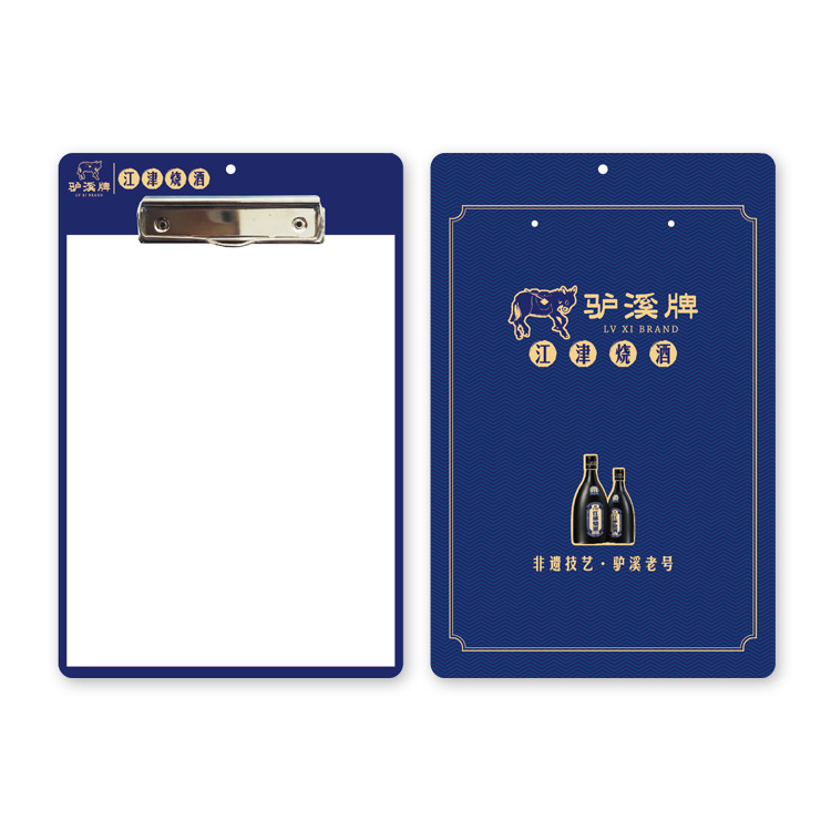 厂家制作pvc菜单夹餐饮菜单酒水夹