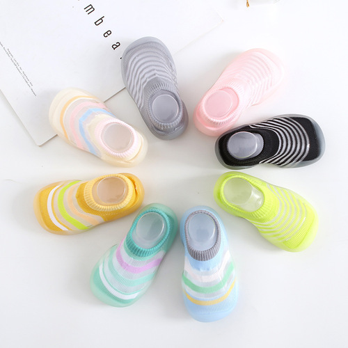 21 New Summer Baby Sandals Children's Socks Shoes Baby Soft Sole Anti-Slip 0-4 Years Old Sandals Manufacturer Direct Sales Batch