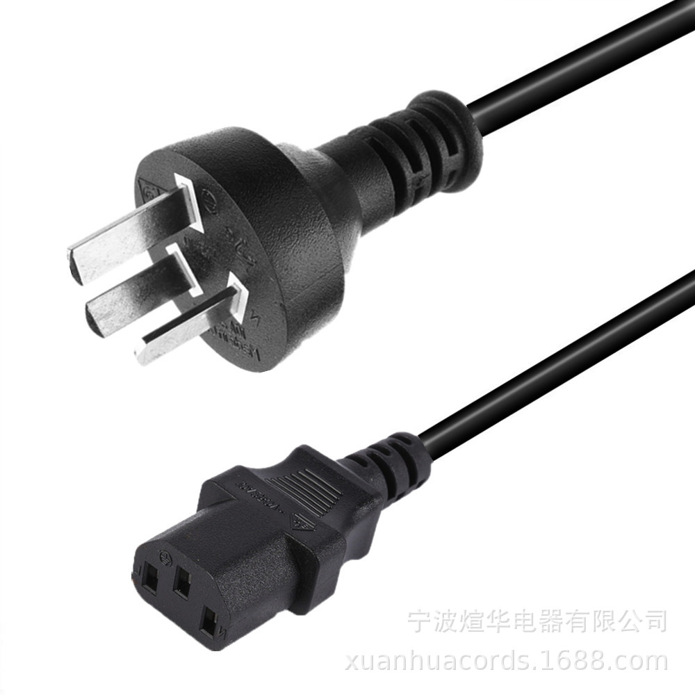 大量供应 VD两芯圆插欧式电动工具插头电源线 欧规电源线E认证