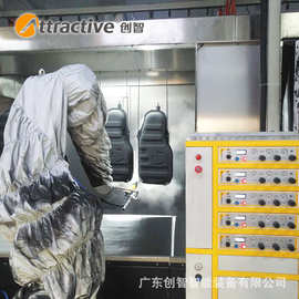 【广东创智】汽车配件定制喷涂生产设备 悬挂式机器人涂装流水线