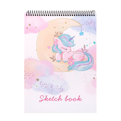 Drawing book, sketch book, drawing book, children's sketch paper, oil pastel paper, A4 drawing paper, hand-painted book, color lead drawing book