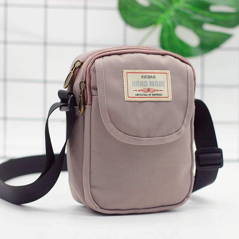 Nueva bolsa de teléfono móvil de nylon deportes gran capacidad vertical crossbody pequeña bolsa de embalaje tarjeta monedero hombro bolsa de teléfono móvil