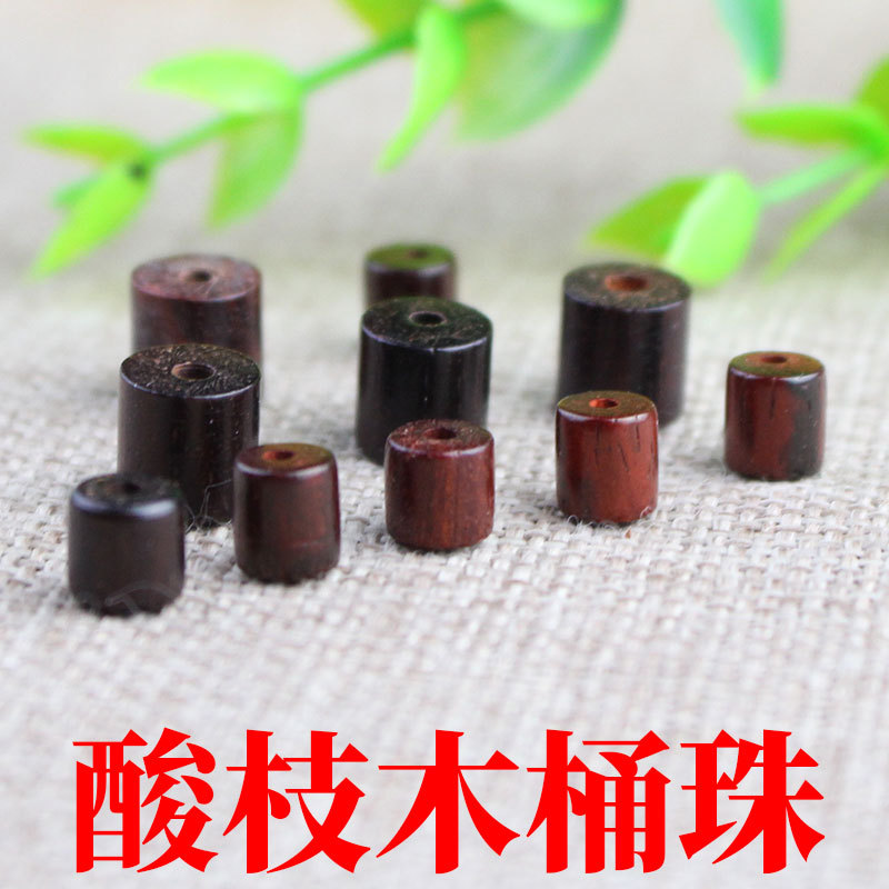 로즈 우드 신 가지 나무 흩어져있는 구슬 DIY 부처 비즈 핸드스트링 목걸이 보석 성격 양동이 비즈 원 플레이 보석 액세서리