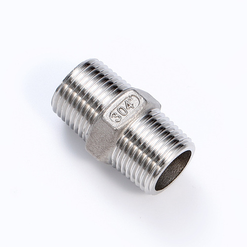 304 stainless steel external wire connector, stainless steel hexagonal wire, stainless steel threaded external wire connector 4 points 6 points