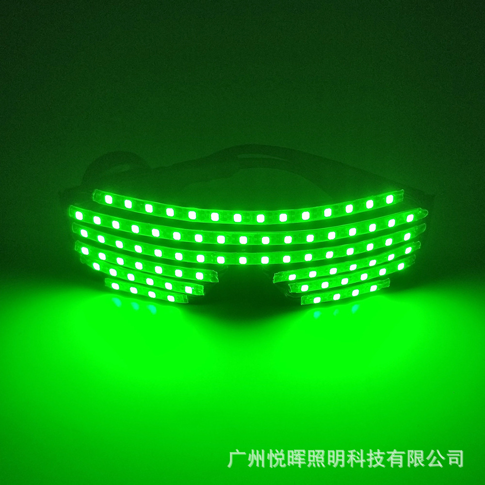 5V LED gafas de obturación bar noche espectáculo luminoso apoyos flash fresco inalámbrico gafas luminosas