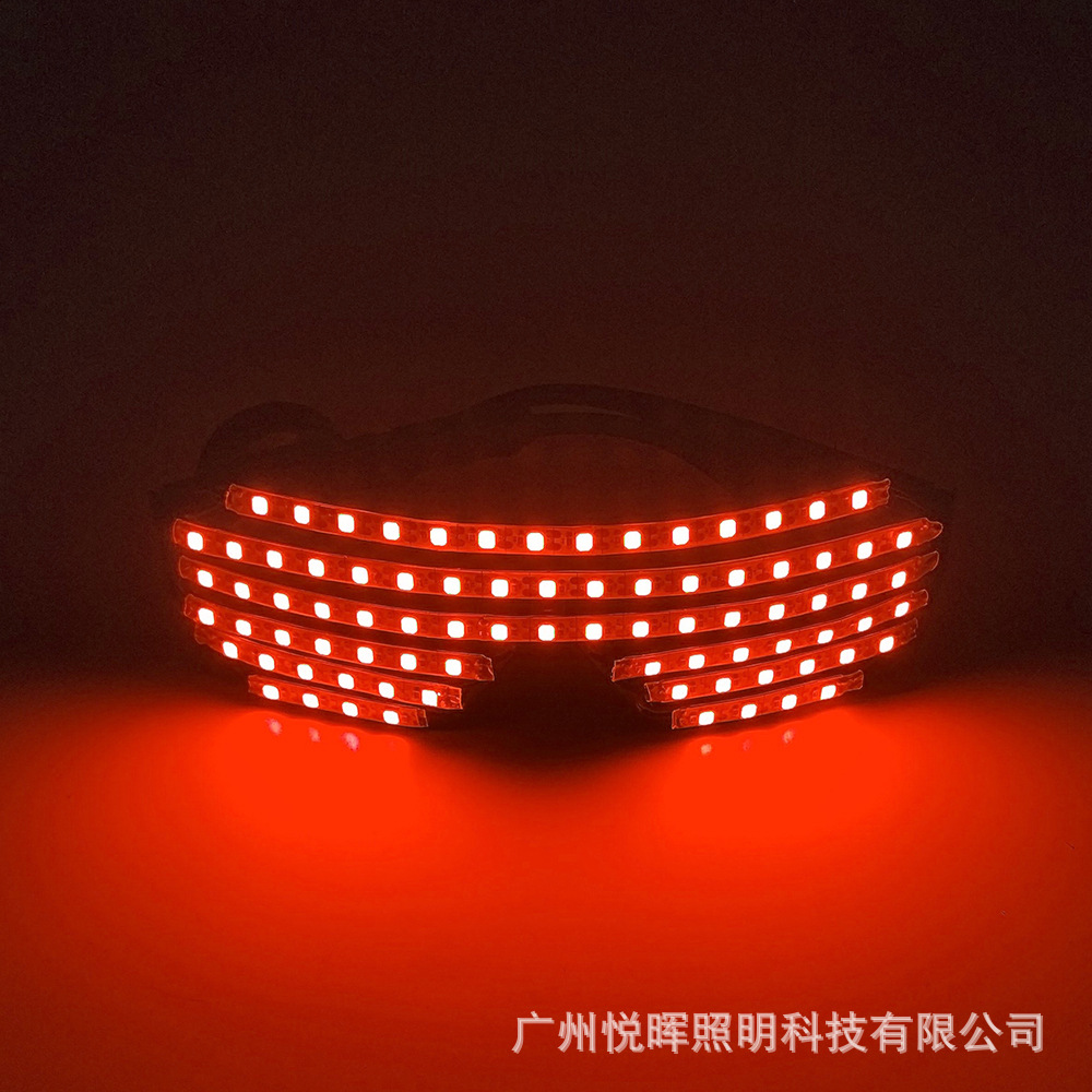 5V LED gafas de obturación bar noche espectáculo luminoso apoyos flash fresco inalámbrico gafas luminosas
