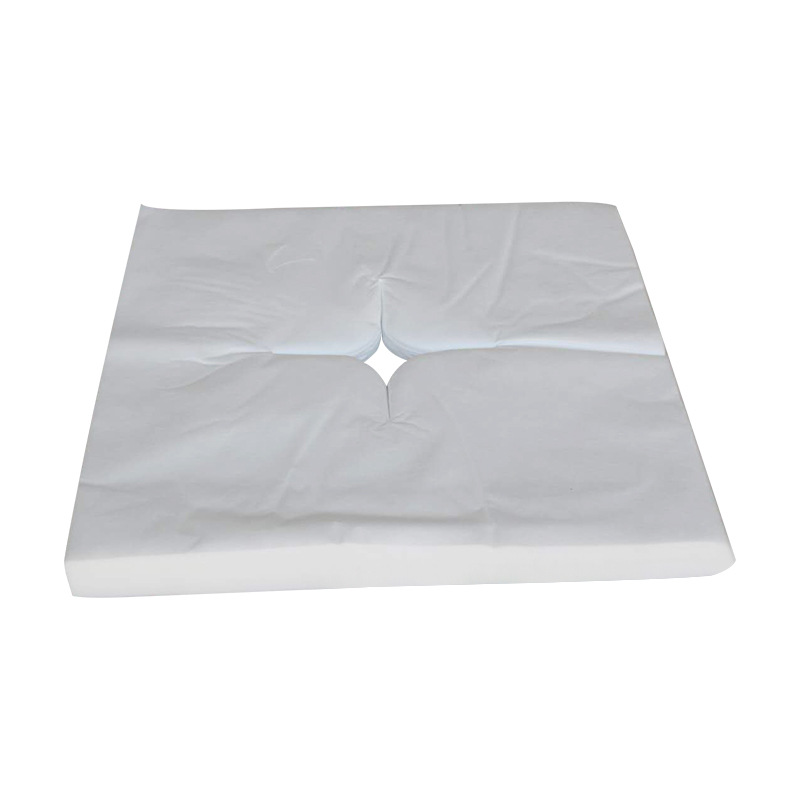 Toalla de agujero desechable Toalla de mentira masaje salón de belleza almohada de mentira toalla cama de masaje colchón de belleza toalla facial agujero no tejido almohadilla facial