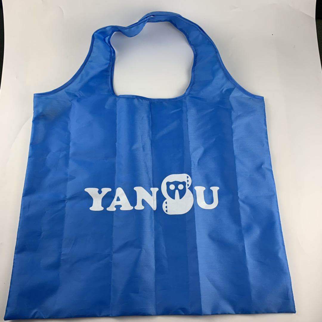 广州工厂超市购物收纳袋210d牛津布折叠袋小型收纳包涤纶背心袋