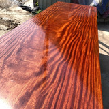 Большой бревенчатый стол Okan, чайный столик, желтый и красный палисандр, чайный столик из цельного дерева, обеденный стол из орехового дерева, простой современный чехол для живописи