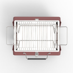 Outdoor foldable portable barbecue grill skewers home barbecue stove small barbecue grill stainless steel charcoal barbecue grill