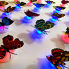 Three dimensional LED stickers on wall, night light for bed, lantern, 3D, wholesale