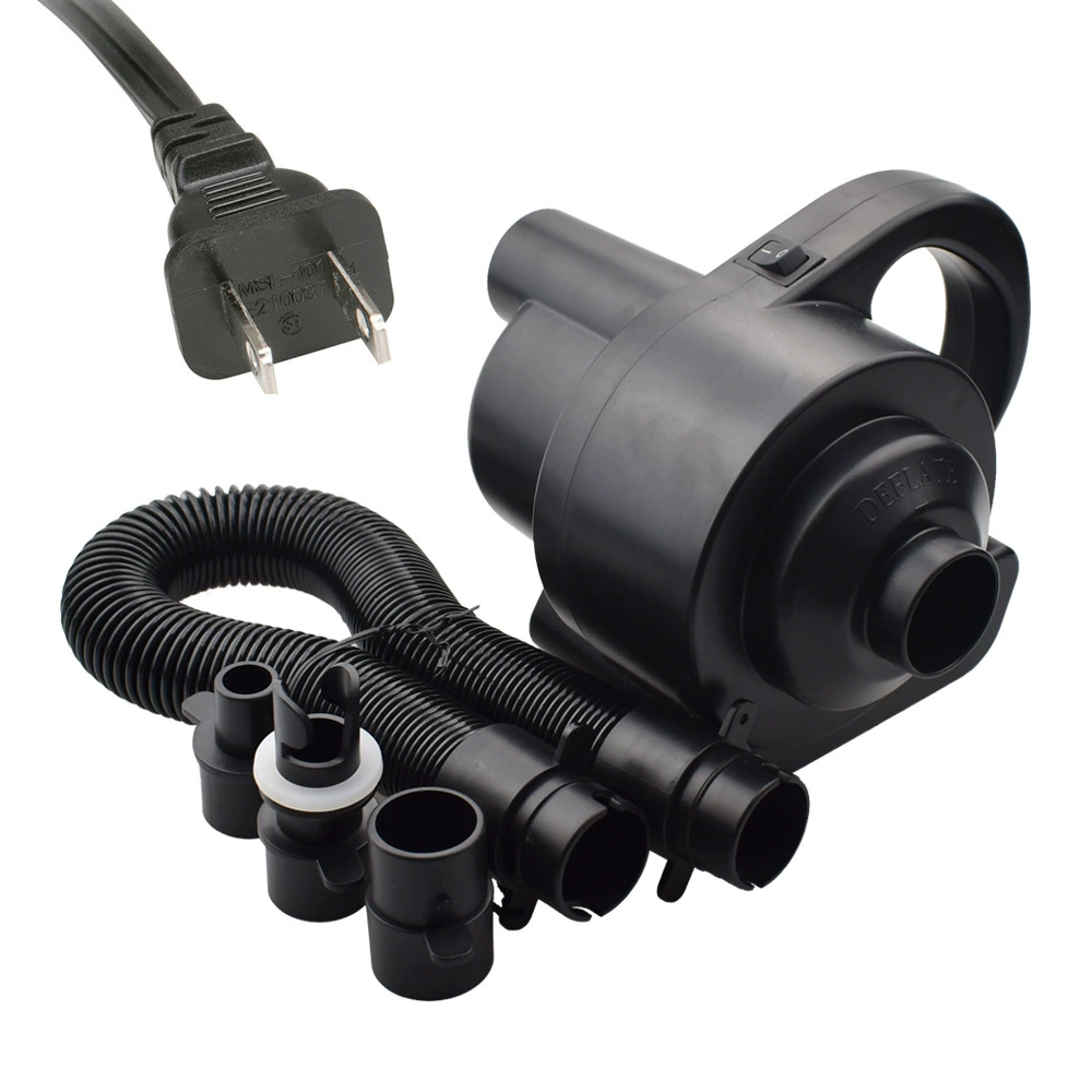 Electric air pump, storage system, inflatable soft heel