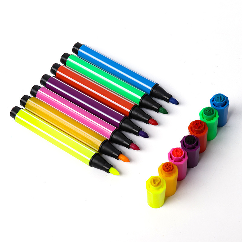 Seal for kindergarten, watercolour, crayons, children's set, Birthday gift, early education
