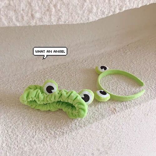 Korean hair band for washing face and tying hair, cute cartoon hair hoop, selling cosmetics, applying masks, internet celebrity headgear 