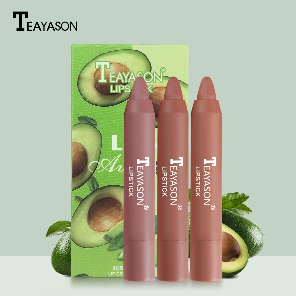 Набор карандашей для губ Lip Crayon Set Teayason, 3 шт. карандаши для помады и праймера, полупрозрачное нанесение, матовая отделка