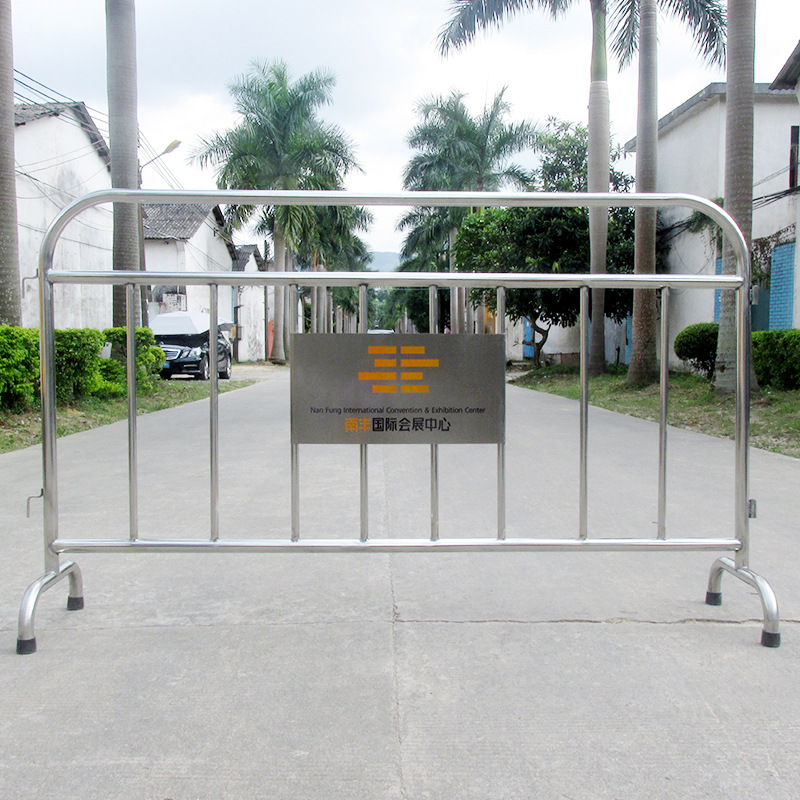 顺路科技不锈钢铁马 活动护栏201不锈钢铁马304不锈钢铁马