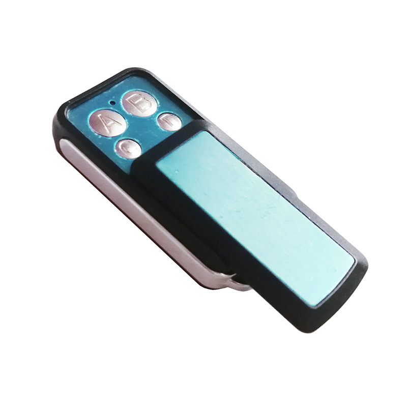 433金属4键滑盖多功能无线遥控器自动门机拷贝机通用对拷贝遥控器