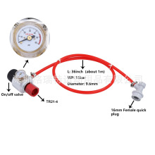 迷你不锈钢酒桶  自动打酒啤/苏打水容器 带接头安全阀TR21*4