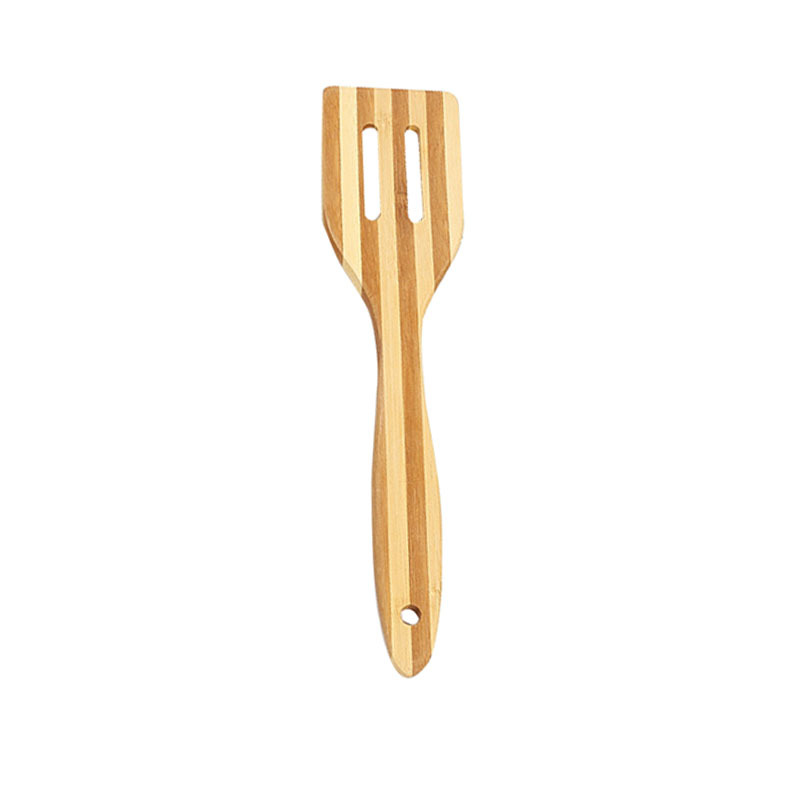 Amazon utensilios de cocina traje de rayas utensilios de cocina freír pala espátula de bambú utensilio de cocina