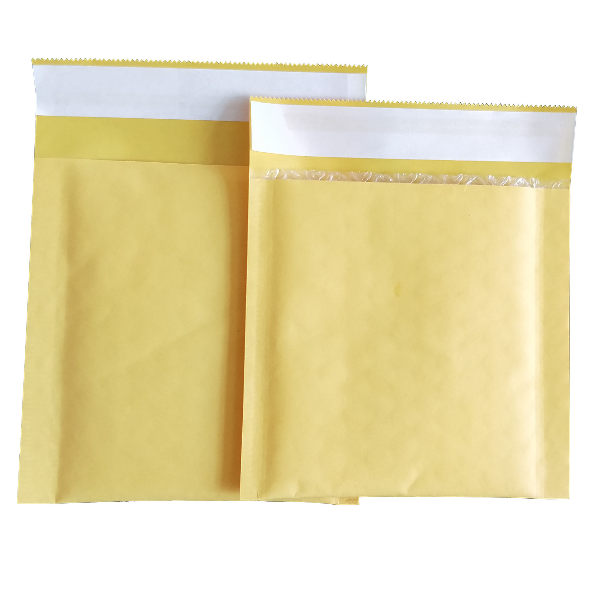 厂家防震牛皮纸气泡袋 黄色加厚快递包装袋 泡沫袋子批发