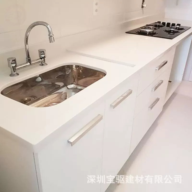 人造石台面 亚克力人造石板材花纹板复合亚克力橱柜台面来图