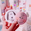 Cartoon cute handheld small mirror, South Korea