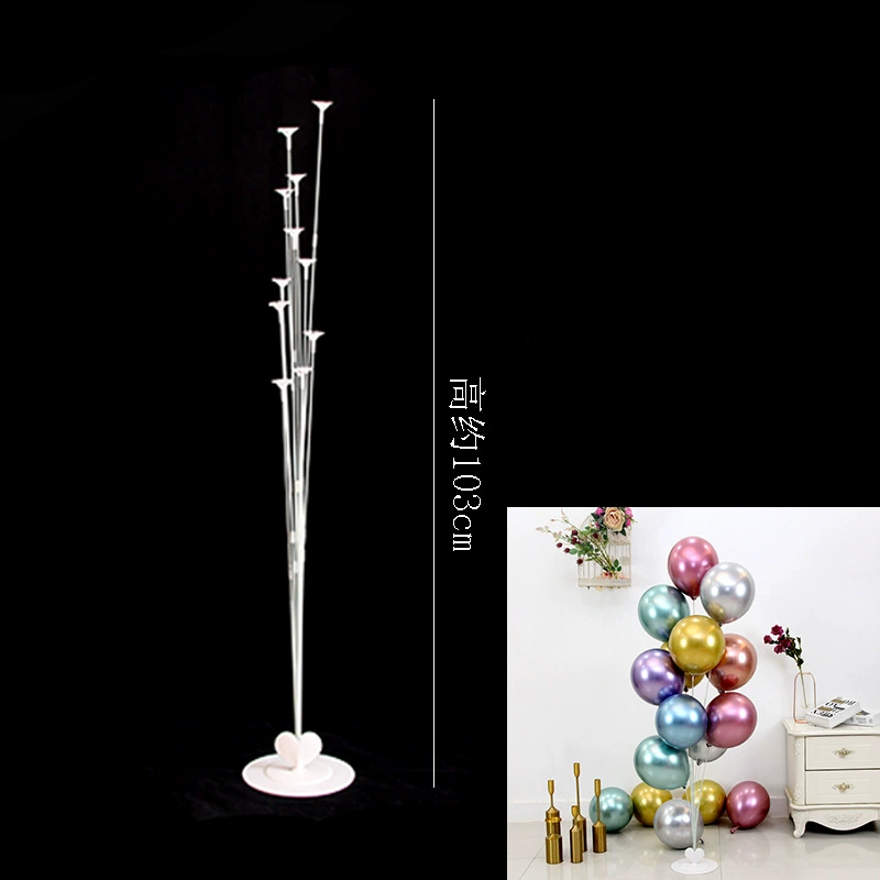 Новый дорожный свинцовый плавающий костюм Подставка для свадьбы, дня рождения, макета Реквизит Повышенный стол для воздушных шаров Плавающая колонна