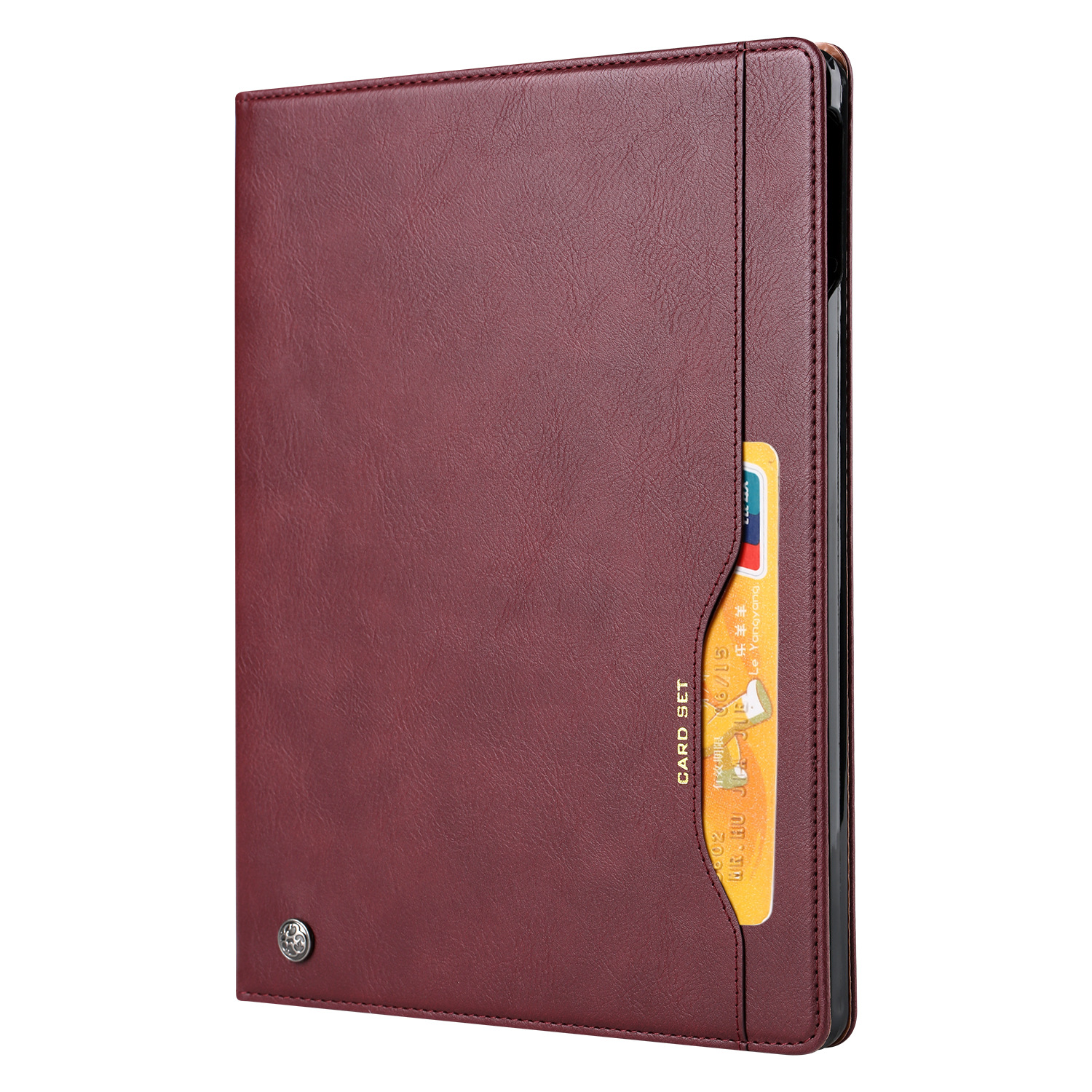 Funda de Cuero para Tableta iPad Air de 11 Pulgadas, Imitación de Cuero con Atracción Magnética y Tarjetero image 8