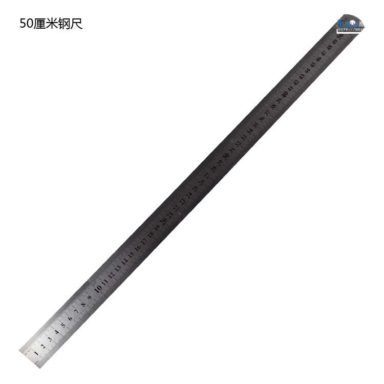 Steel ruler 10cm steel ruler cutting positioning ruler metric inch double-sided scale 20CM drawing plate making