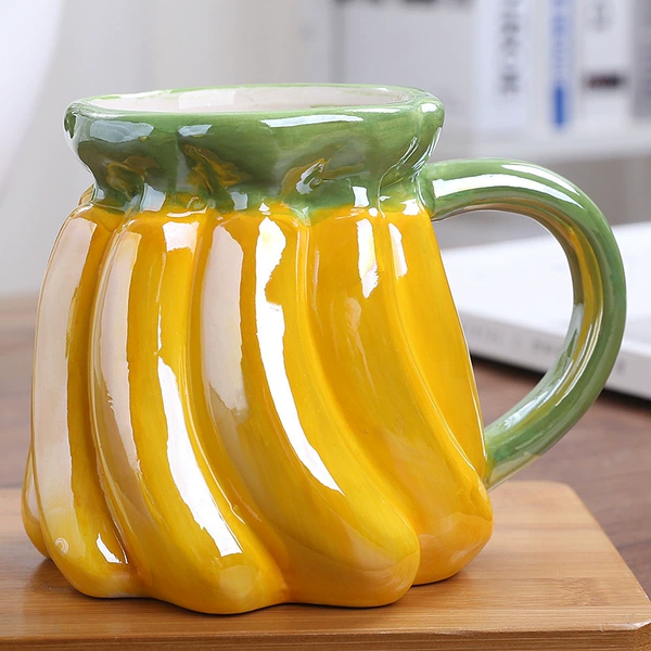 Ceramic Meng Pet Cup-Banana