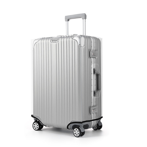 Luggage cover transparent waterproof pull-up suitcase cover travel leather suitcase cover 20/24/26/28/hood thick wear-resistant
