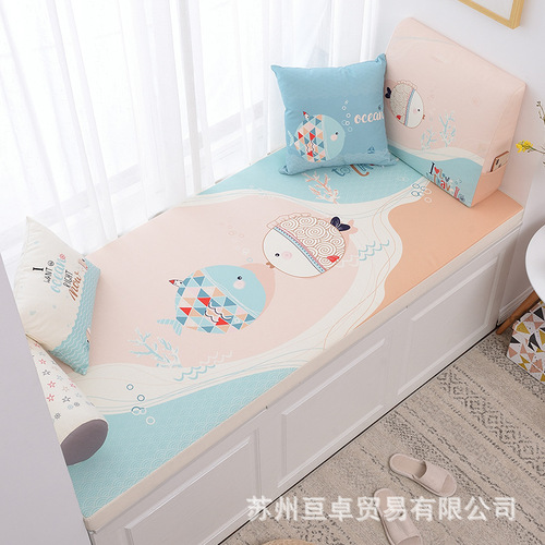 Pendant Window Seat Cushion Nordic Style Non-Slip Sofa Bench Four Seasons Zabuton Balcony Mat Latex Seat Cushion